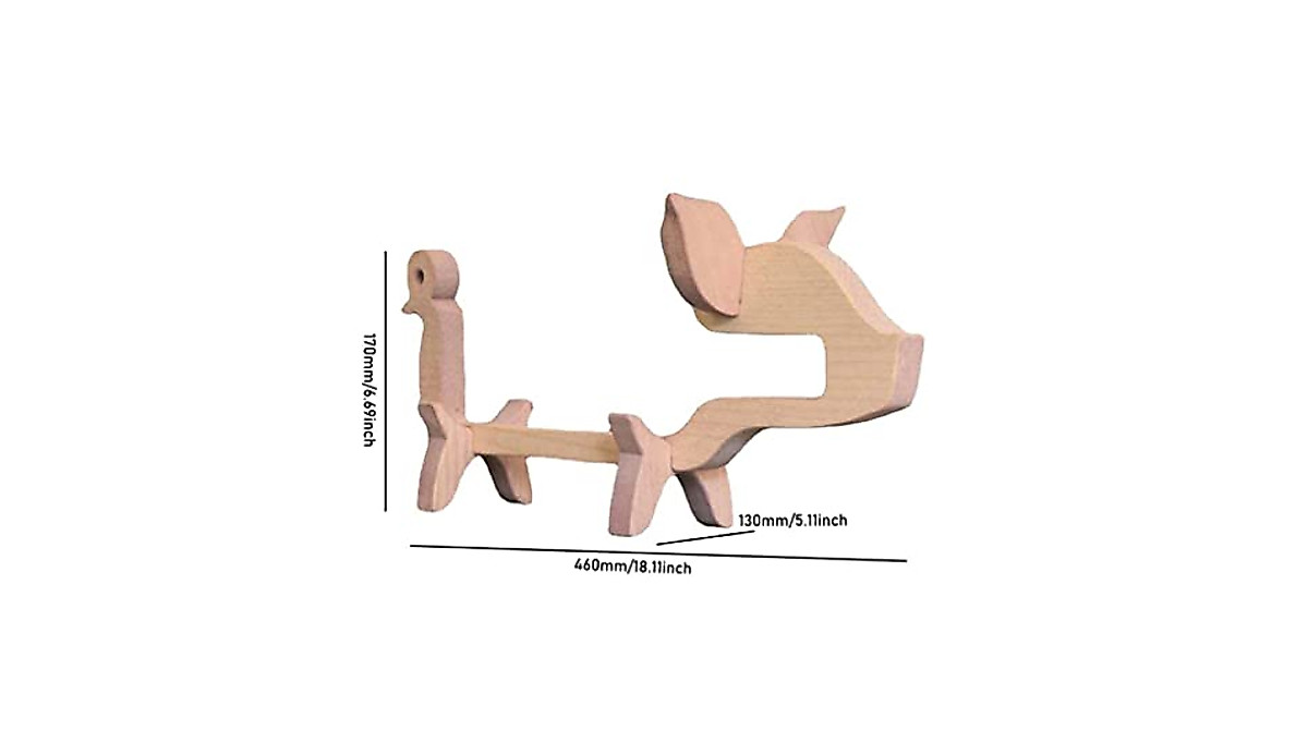 Creative Wooden Wine Rack Animal Shape - Stylish Home Decor