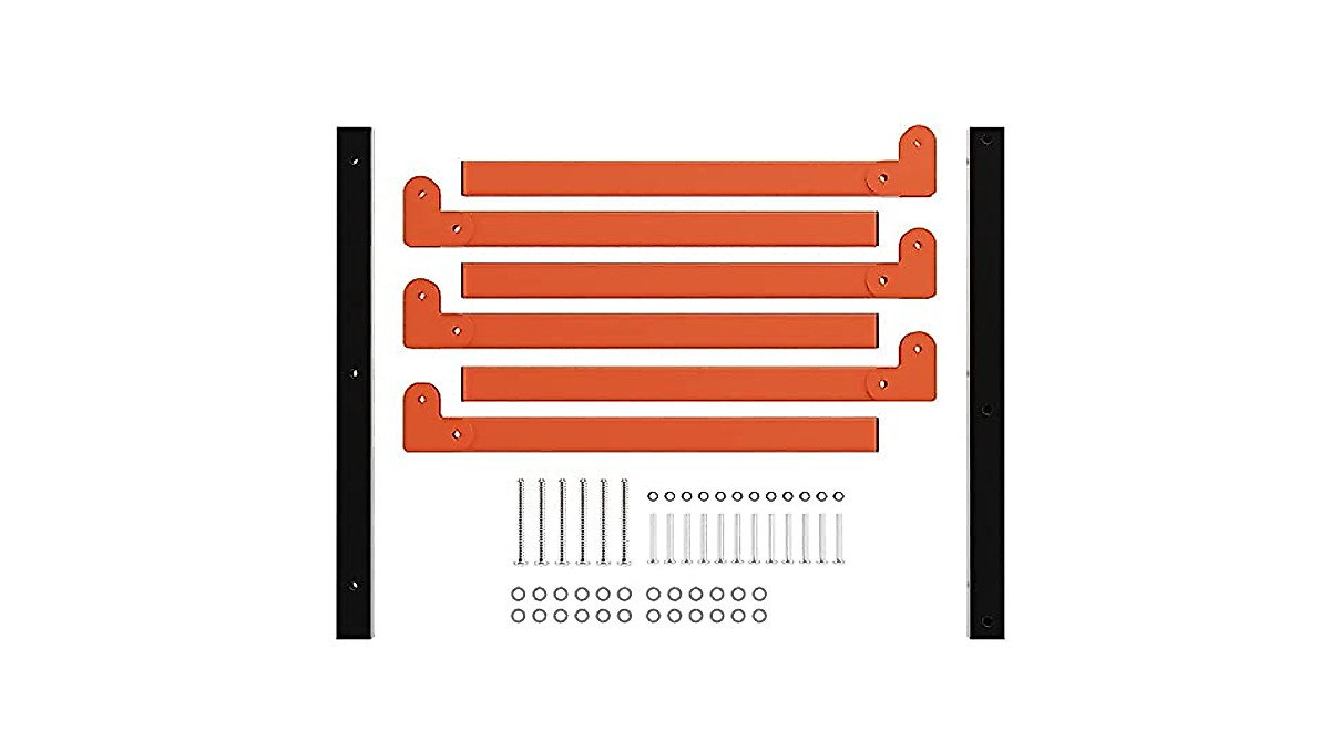 TORACK Lumber Storage Rack - Heavy-Duty Wall Organizer
