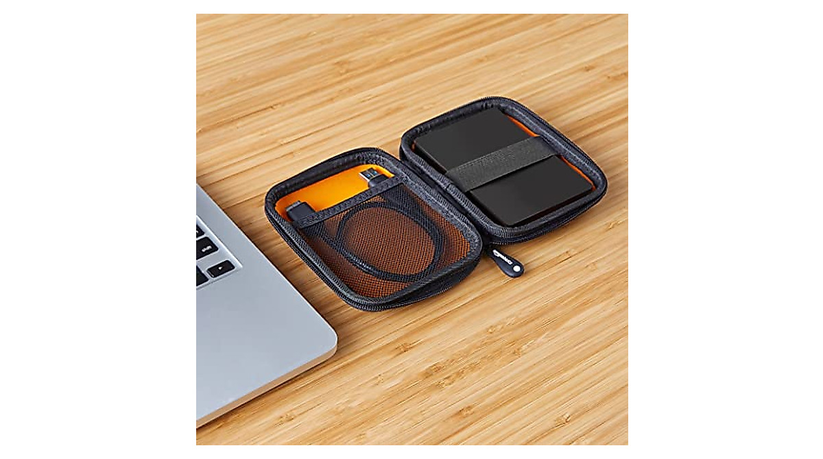 Amazon Basics Hard Shell Carry Case for My Passport External Drive