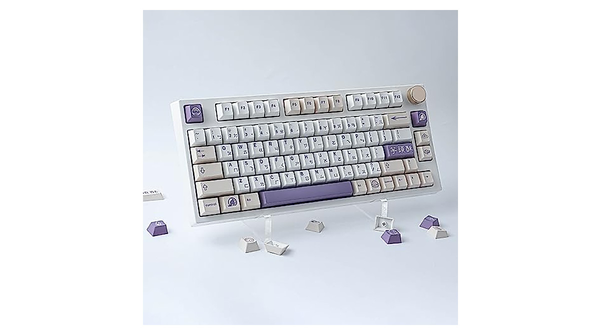 Tsungup PBT Cherry Profile Keycaps - Durable Dye Sublimation Set
