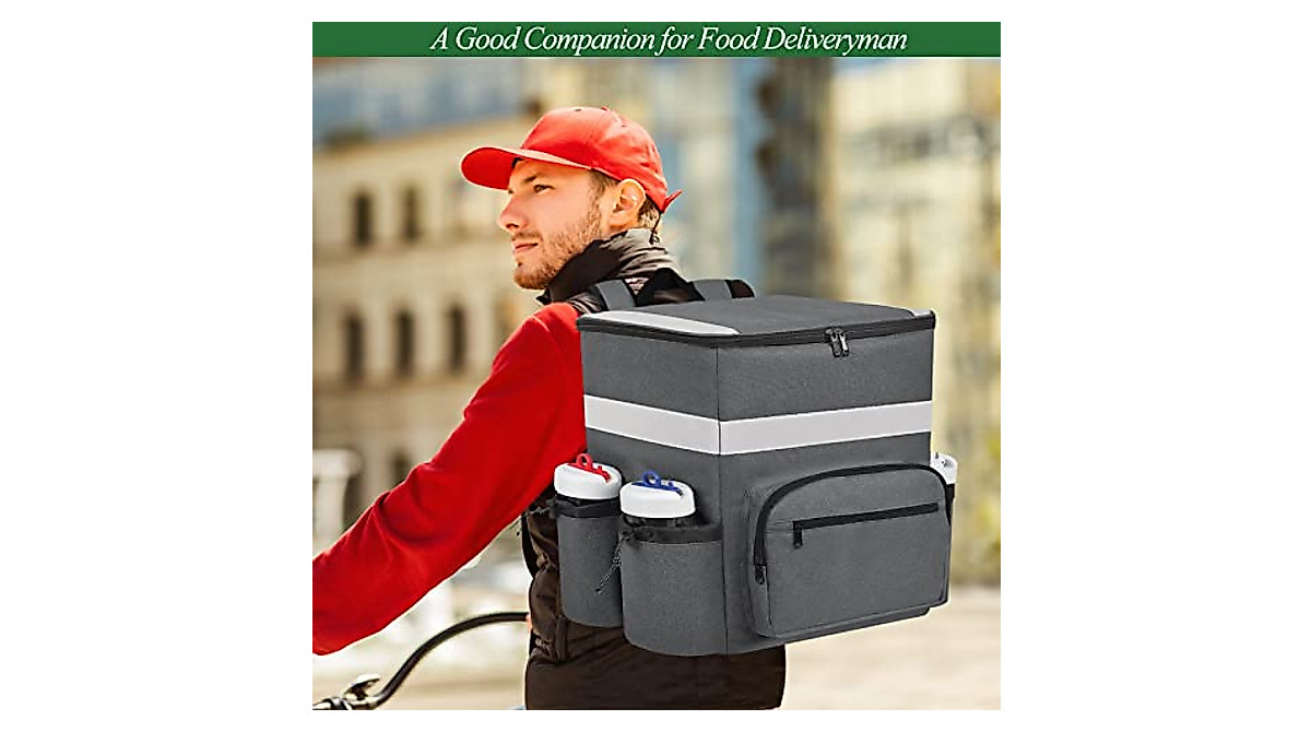 High-Quality Pizza Delivery Backpack for Hot & Cold Foods