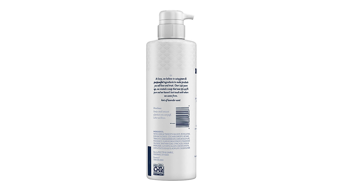 Ivory Sensitive Skin Body Wash with Lavender | Gentle & Hydrating