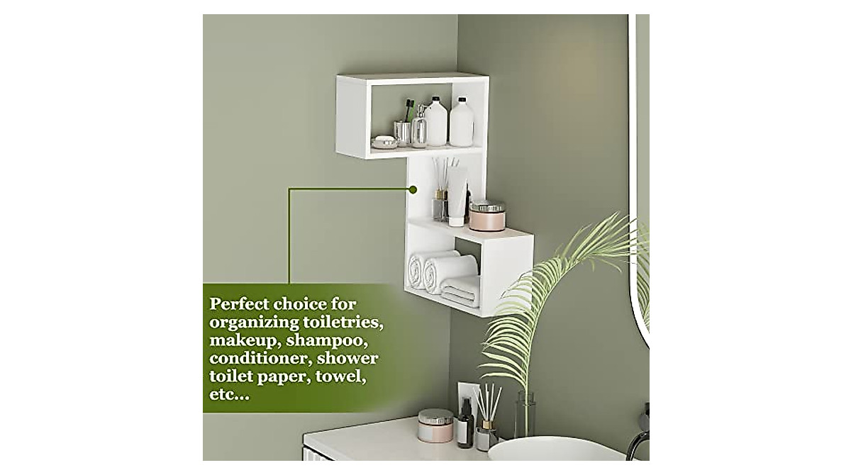 RANK Corner Shelf - Space-Saving Wall Storage Solution