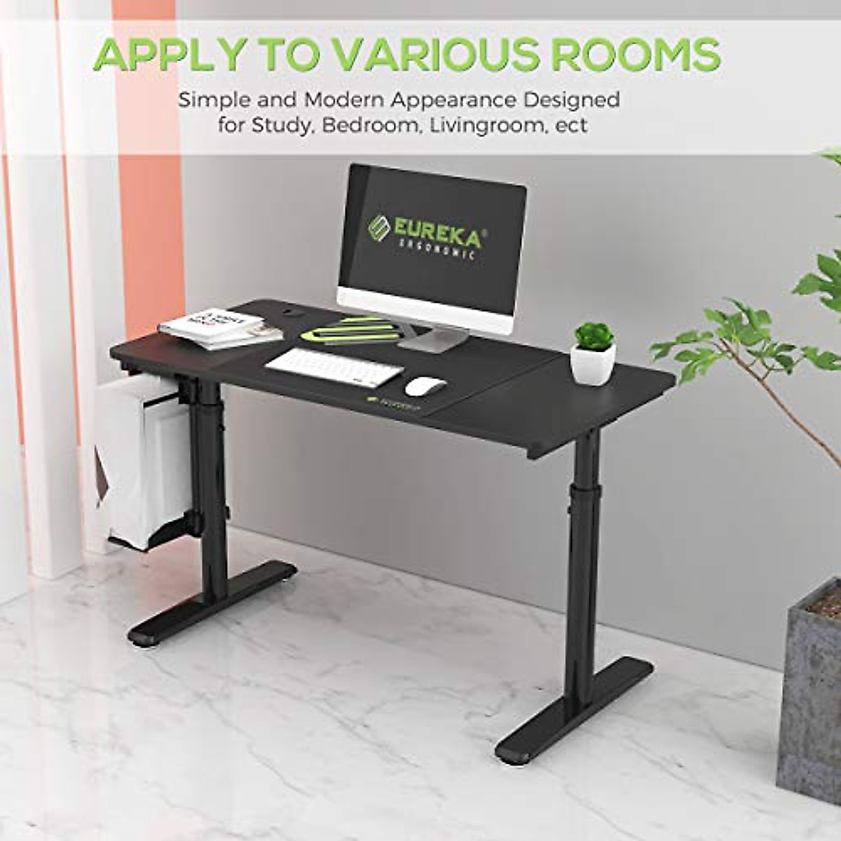 EUREKA ERGONOMIC Adjustable Computer Desk - Height Adjustable