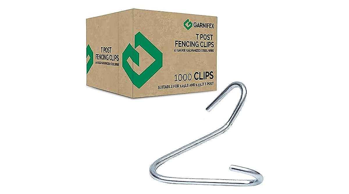 1000 T Post Fence Clips - Secure Your Fencing Easily