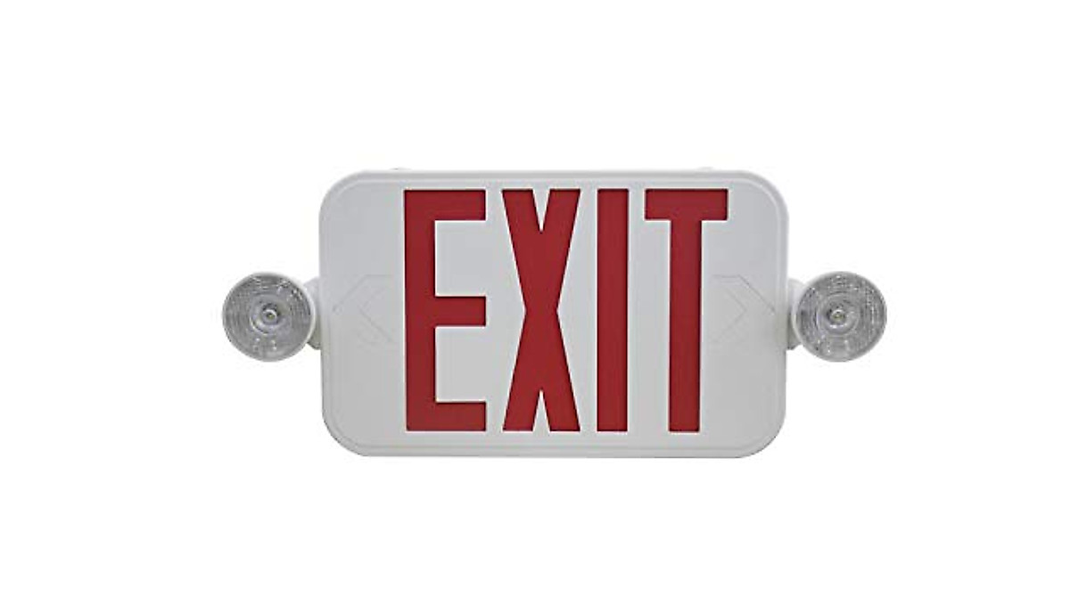 LIT-PaTH LED Combo Emergency Exit Sign - UL Certified