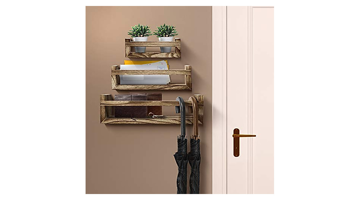 Sorbus Floating Shelves Bundle - Stylish Home Storage