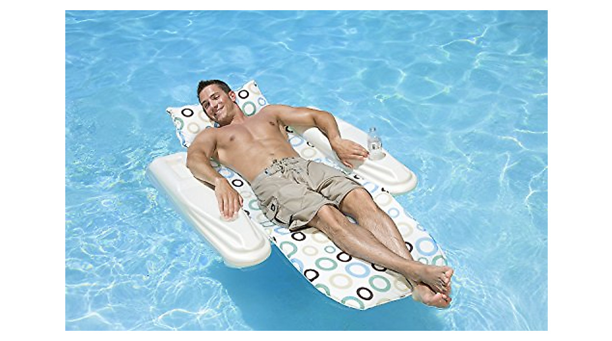 Poolmaster Swimming Pool Floating Chaise Lounge | Recline