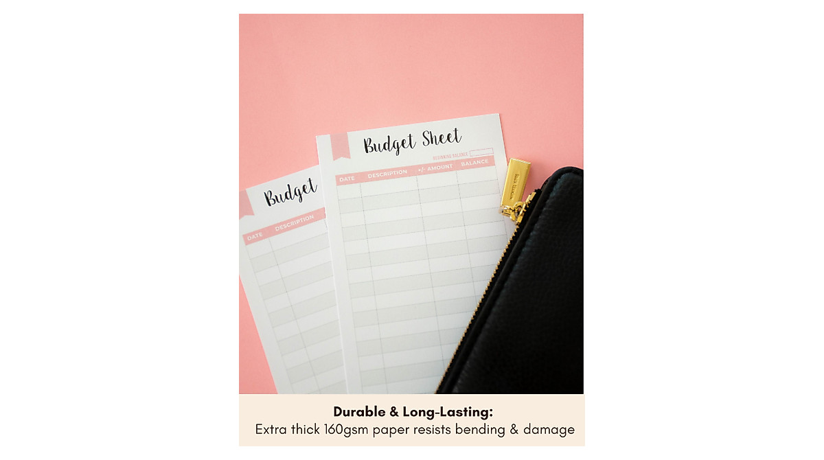Lamare Budget & Expense Tracker - Weekly A6 Budget Sheets For Organzed Fnances - Etsy - View #10