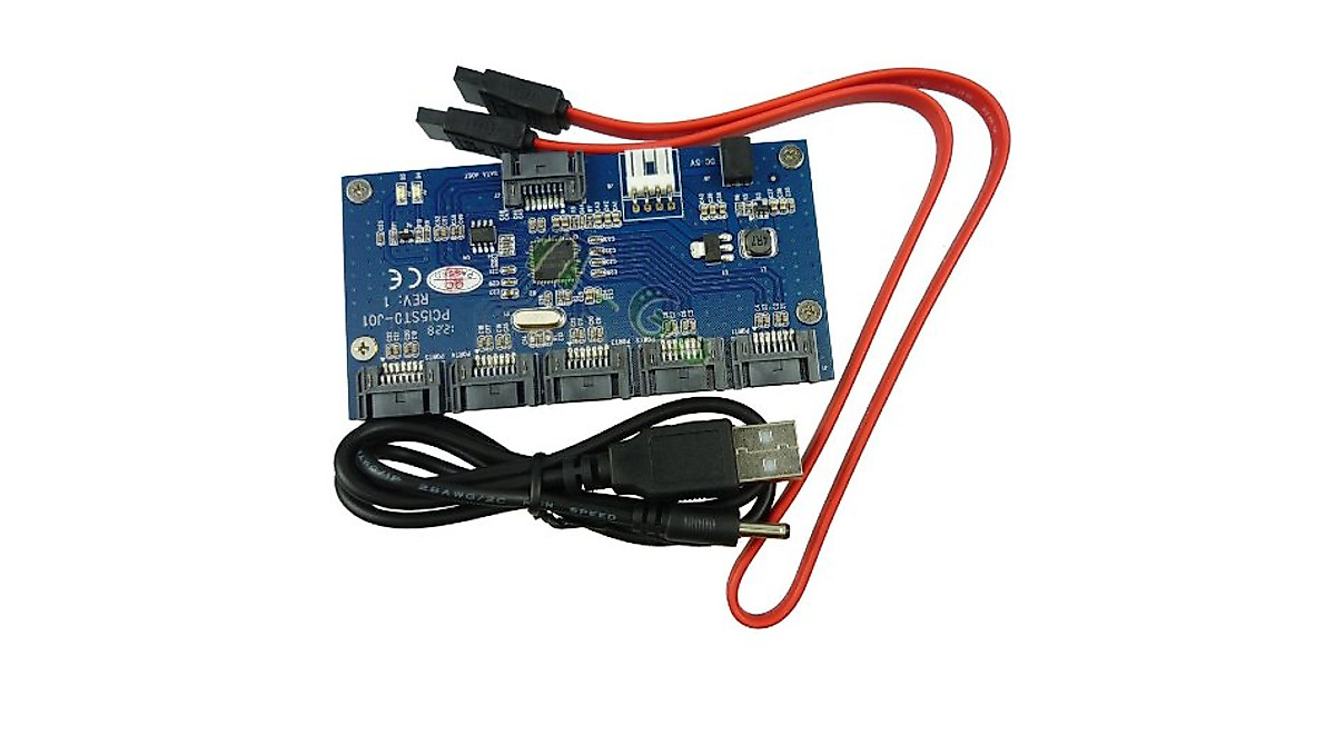 SATA 1 to 5 Port Multiplier Card - Expand Your PC