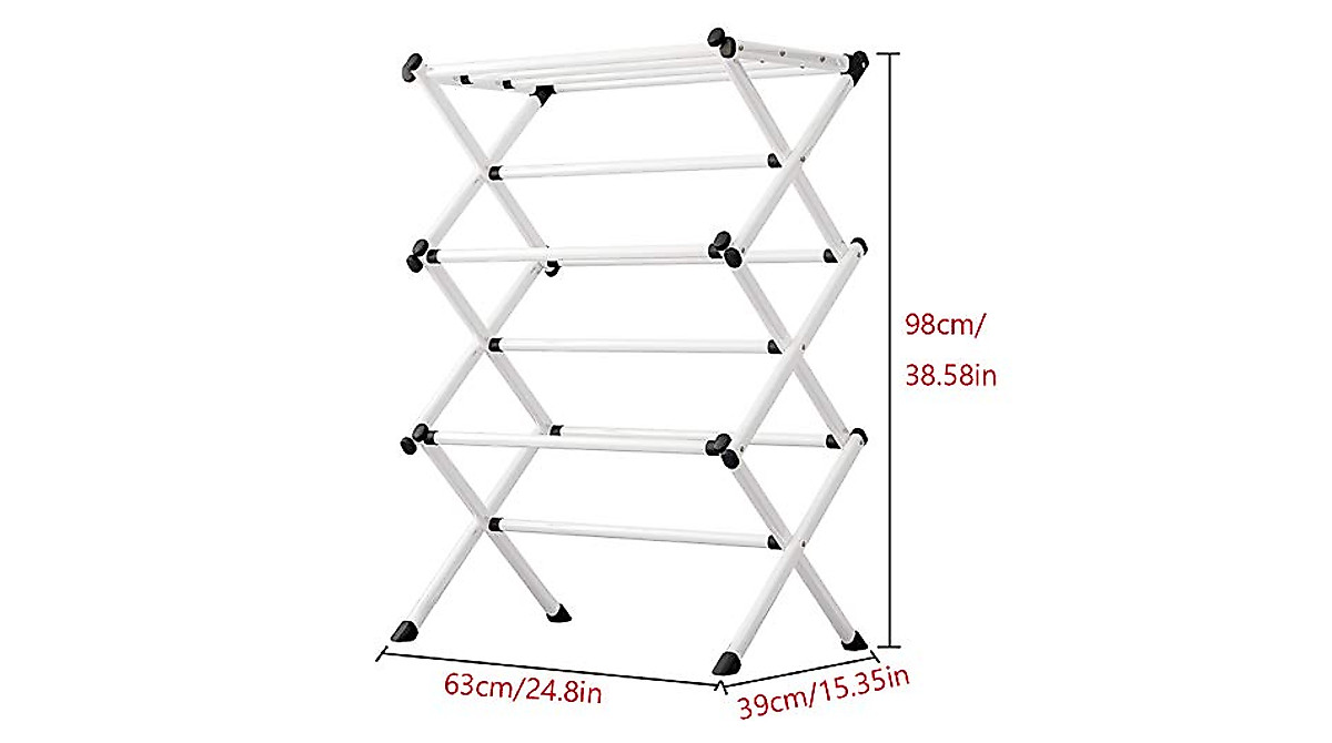 FKUO Folding Clothes Drying Rack – Space-Saving & Energy Efficient