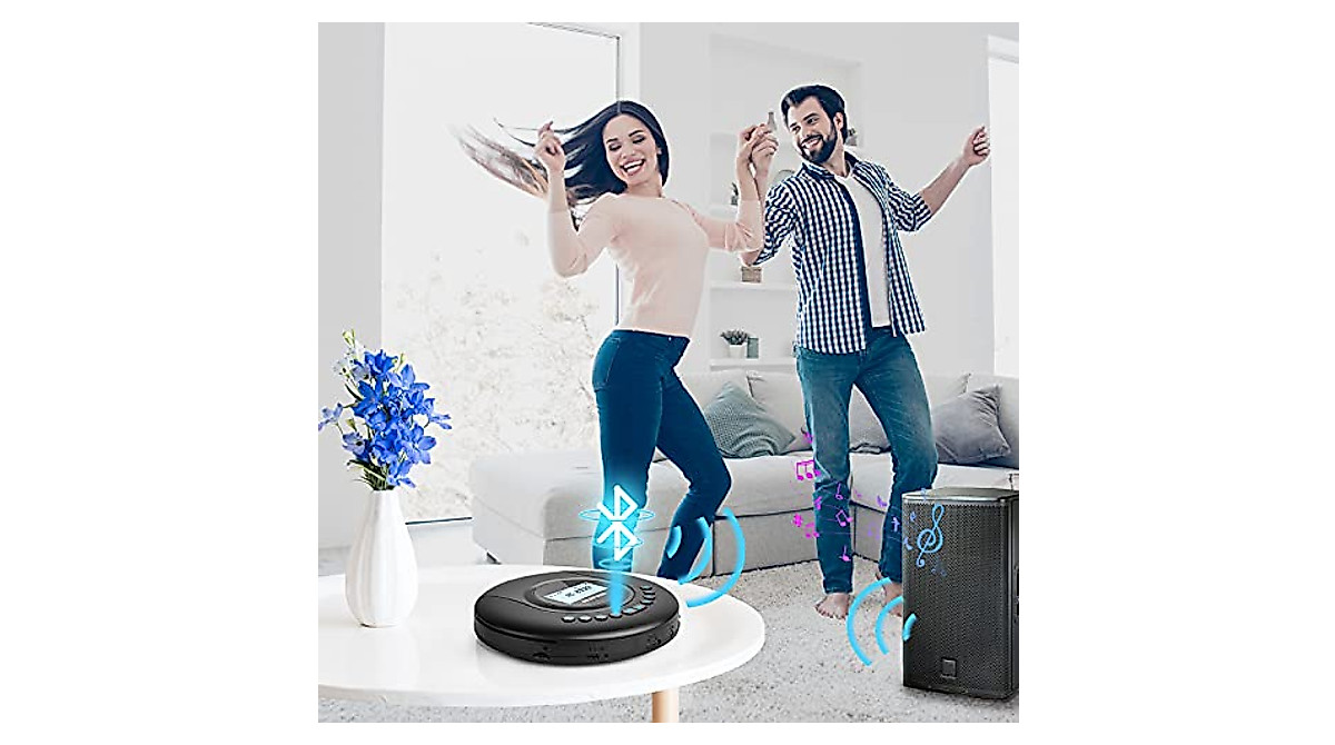 Portable CD Player with Bluetooth and Long Battery Life | ARAFUNA