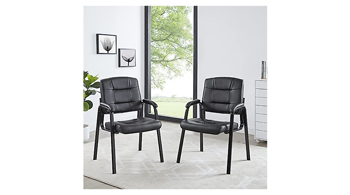Naomi Home Mindy Office Guest Chairs Set of 2 | Stylish & Durable Seating