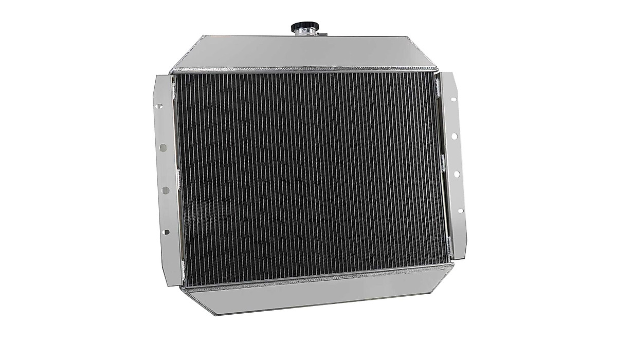 RadRace 3-Row Aluminum Radiator for Ford Truck 1966-1979