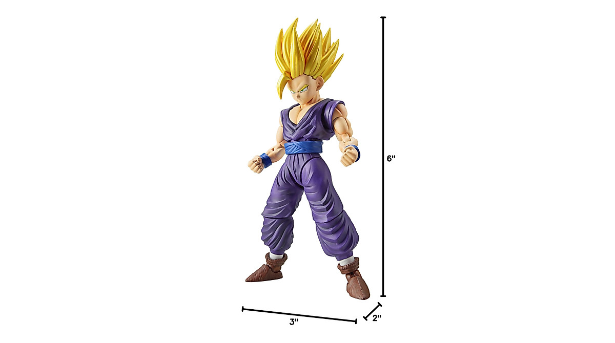Bandai Hobby Super Saiyan 2 Son Gohan Model Kit | Dragon Ball Z Action ...