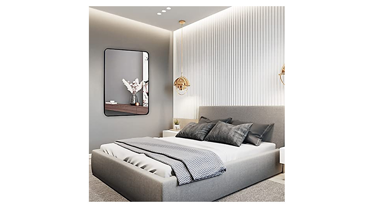 ARTWIND 40x30 Inch Wall Mirror - Modern Bathroom & Vanity Decor