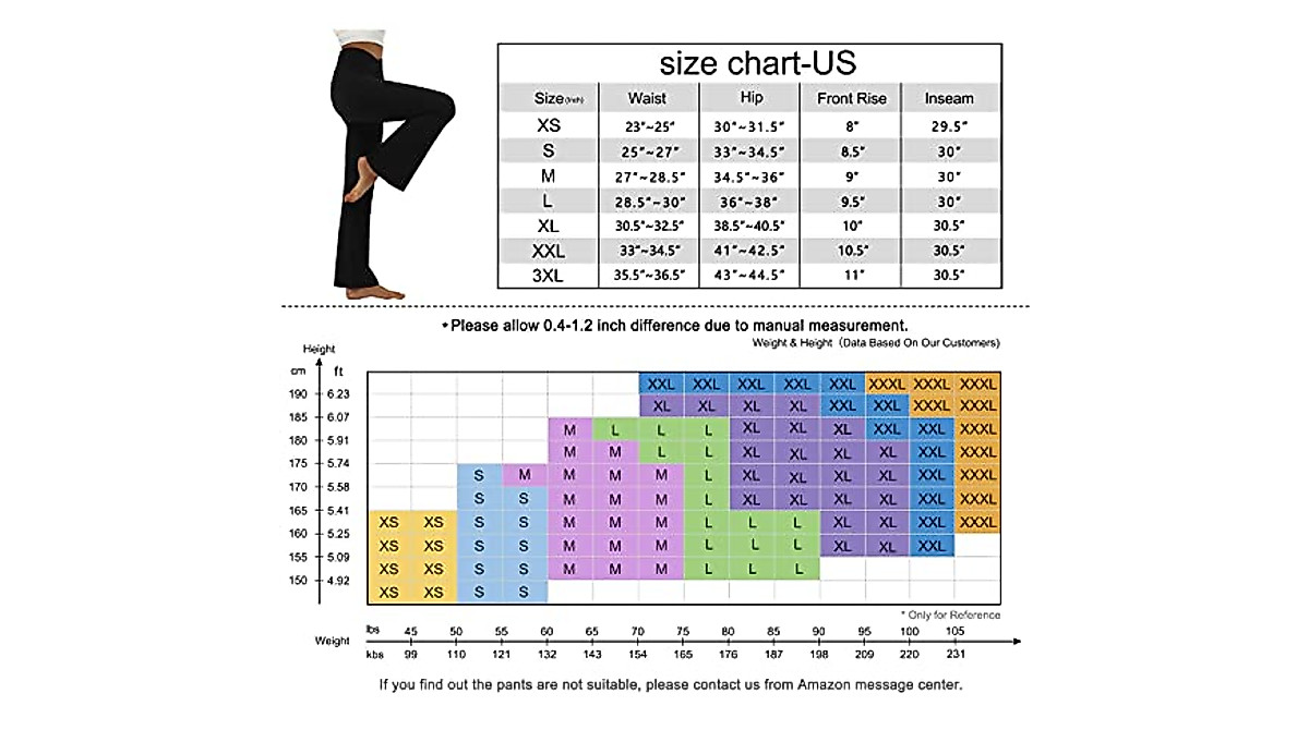 COPYLEAF Women's Flare Yoga Pants - Stylish & Comfortable