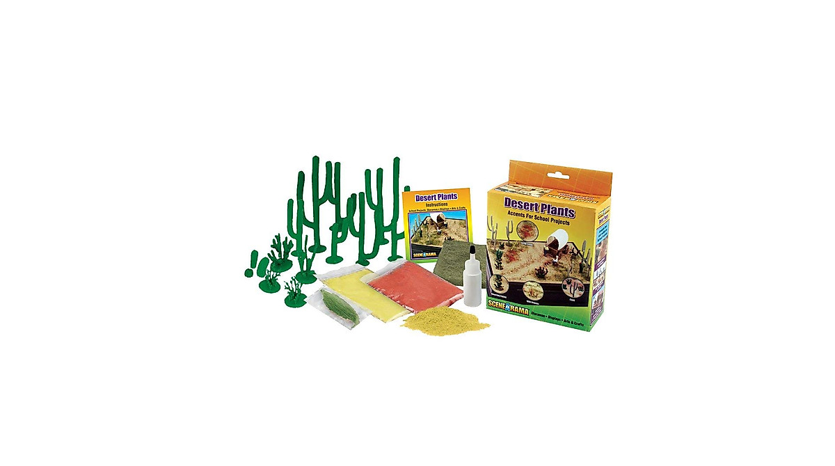 Woodland Scenics Desert Plants Diorama Kit for Creative Crafts