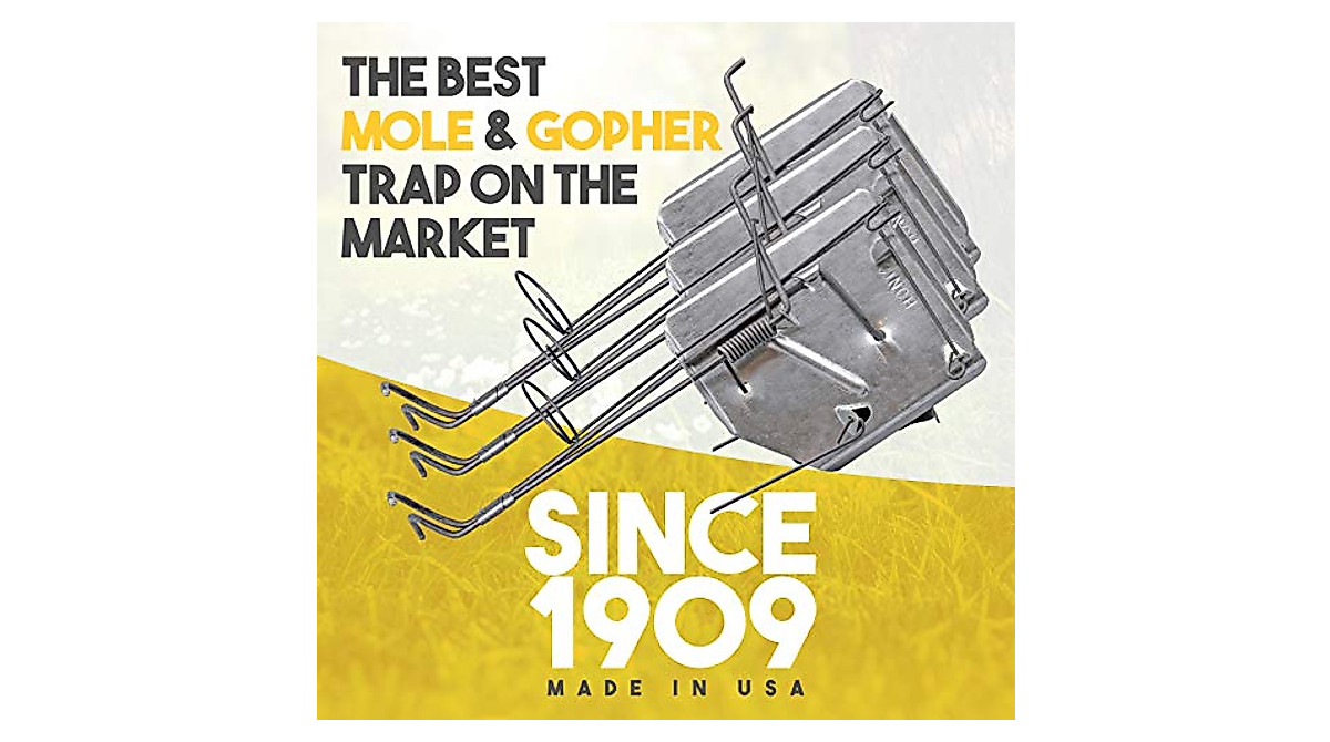 Cinch Gopher Trap Kit - Humane, Heavy-Duty Rodent Control for Gardens