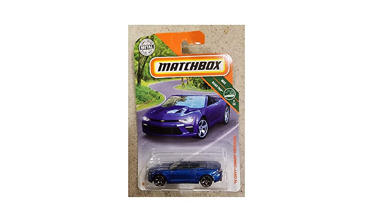 Matchbox '16 Chevy Camaro Convertible - Blue Collectible