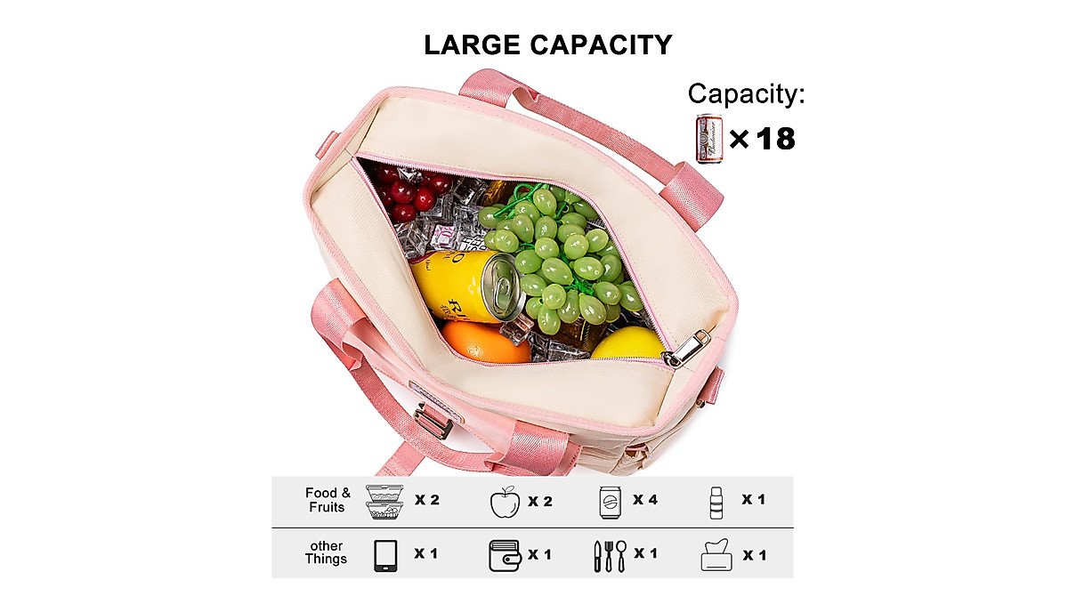 Weitars Insulated Lunch Bag - Durable & Versatile