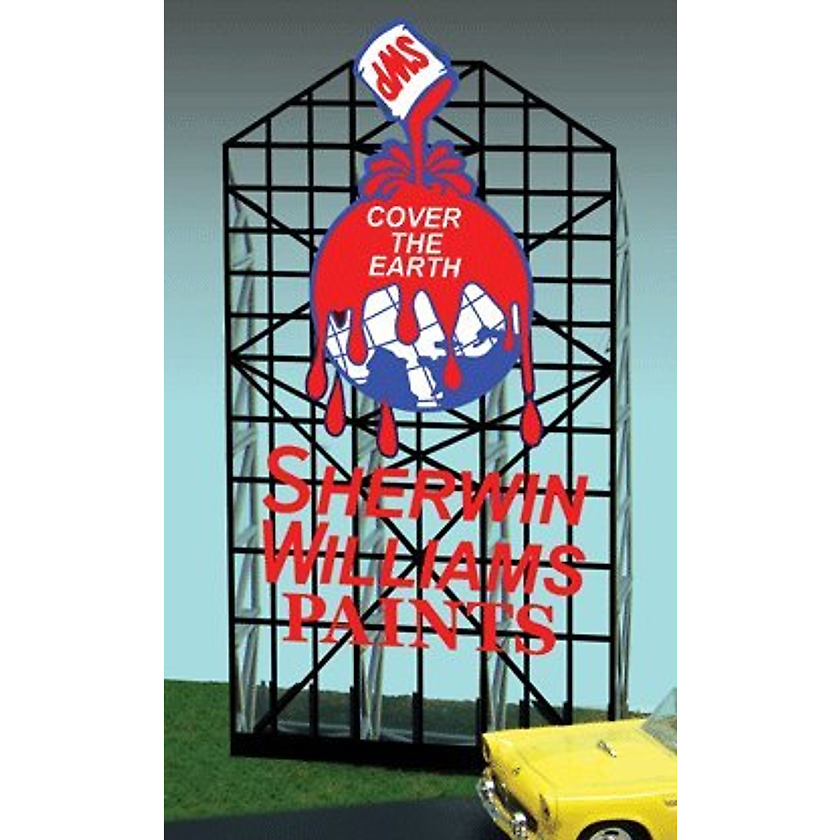 Miller Engineering 2061 HO/O Animated Billboard