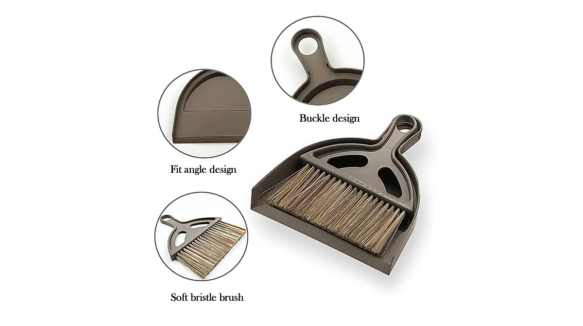 Compact Mini Broom and Dustpan Set for Easy Cleaning