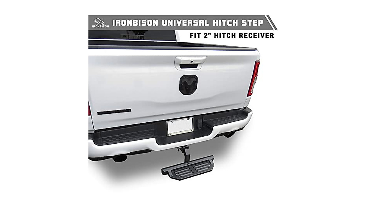Ironbison Hitch Steps for Pickup Trucks - Heavy Duty Design