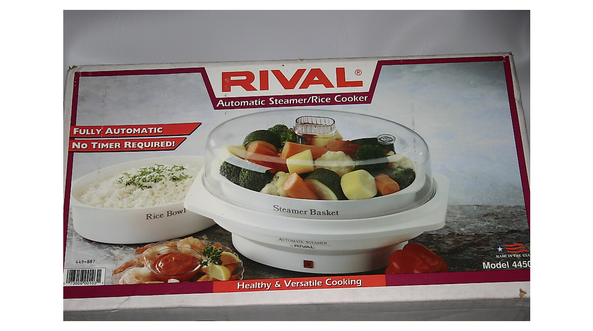 Rival Automatic Steamer & Rice Cooker - Easy Cooking