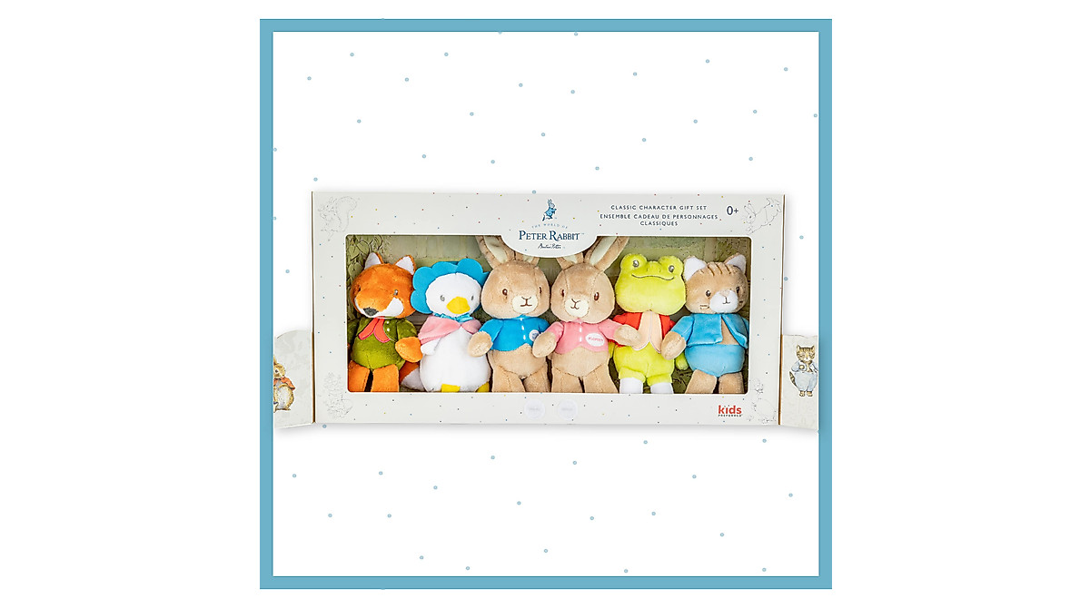 Peter Rabbit Plush Set: 6 Classic Stuffed Animals