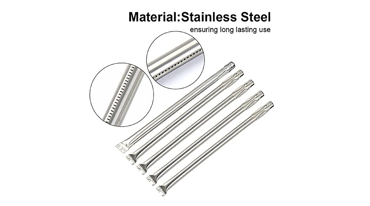 Replace Weber Summit Burner Tubes with Durable 5-Pack - Perfect Fit