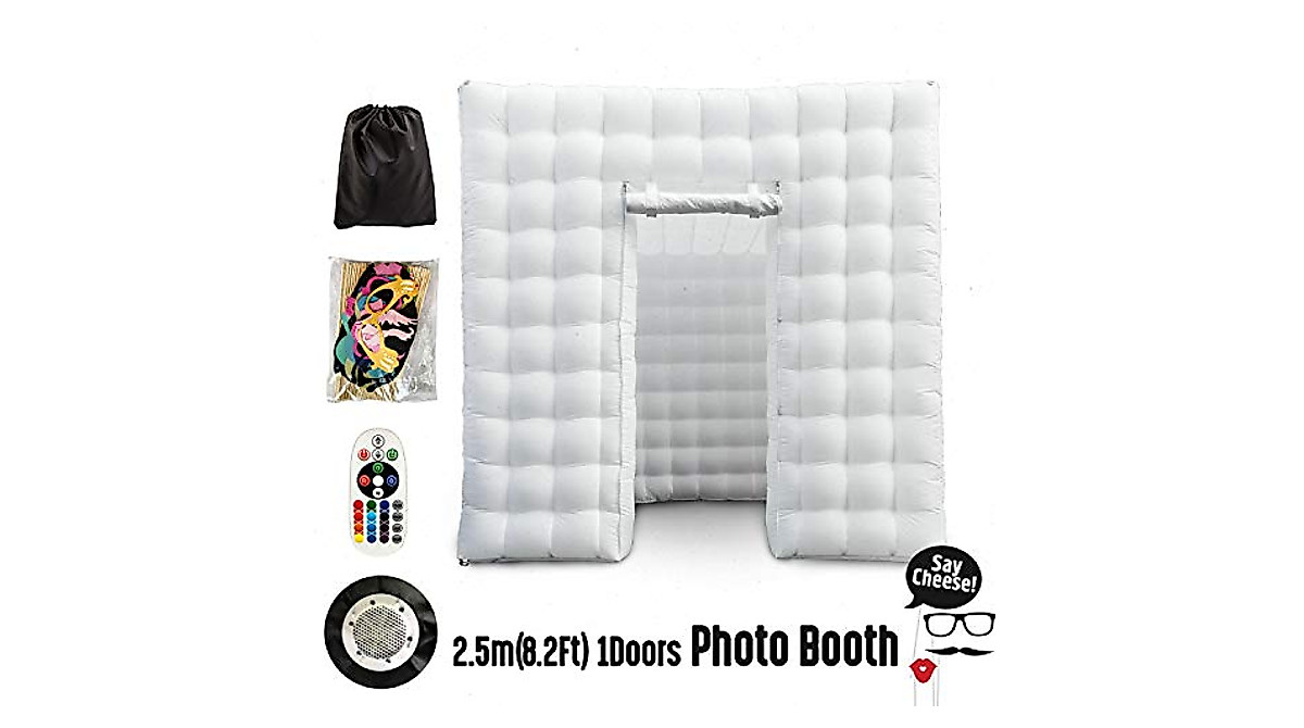 Inflatable Photo Booth Enclosure - 16 Colors, Portable & Durable