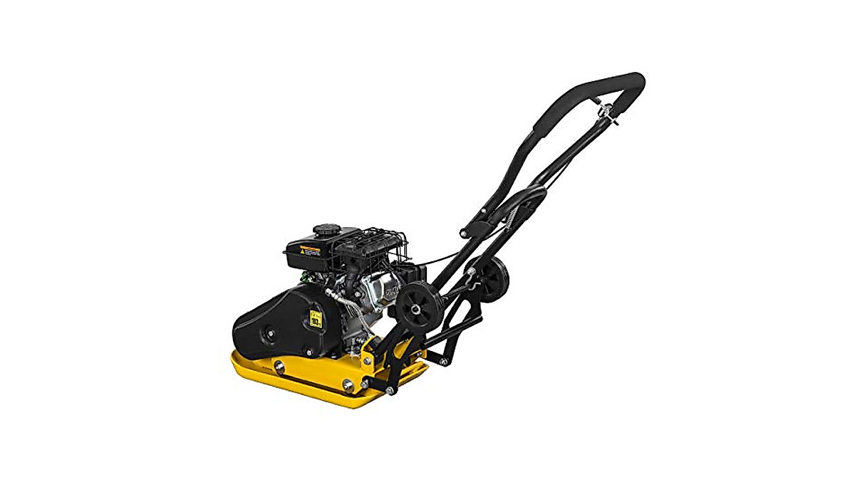 Stark 6.5HP Walk Behind Plate Compactor - Yellow