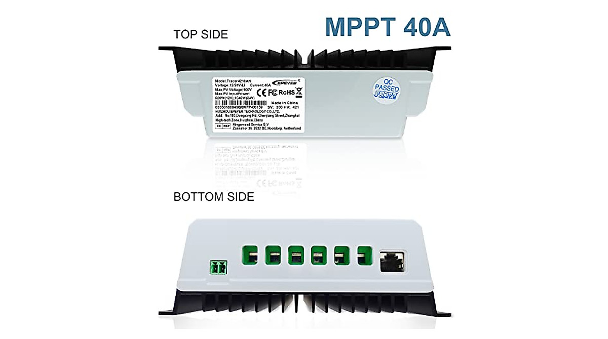 EPEVER 40A MPPT Solar Charge Controller - Efficient Charging
