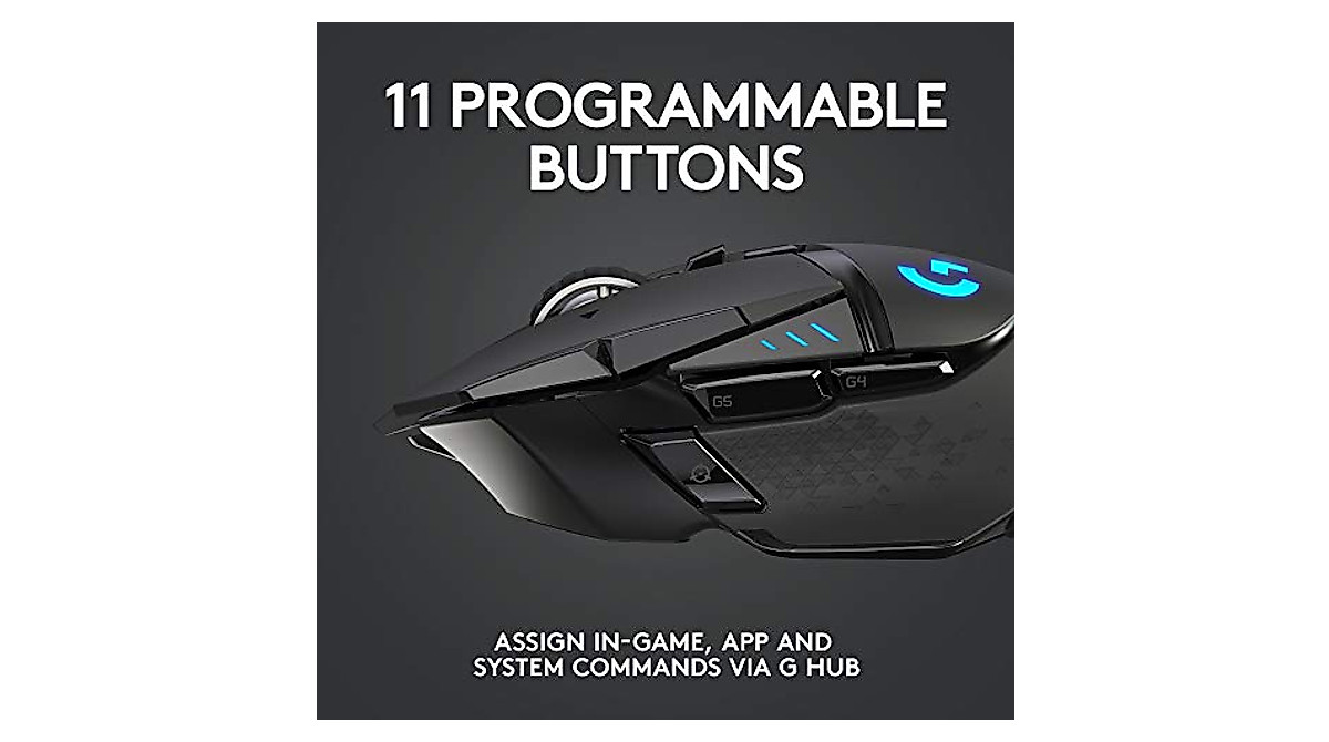 Logitech G502 Lightspeed Wireless Gaming Mouse - Precision & Speed