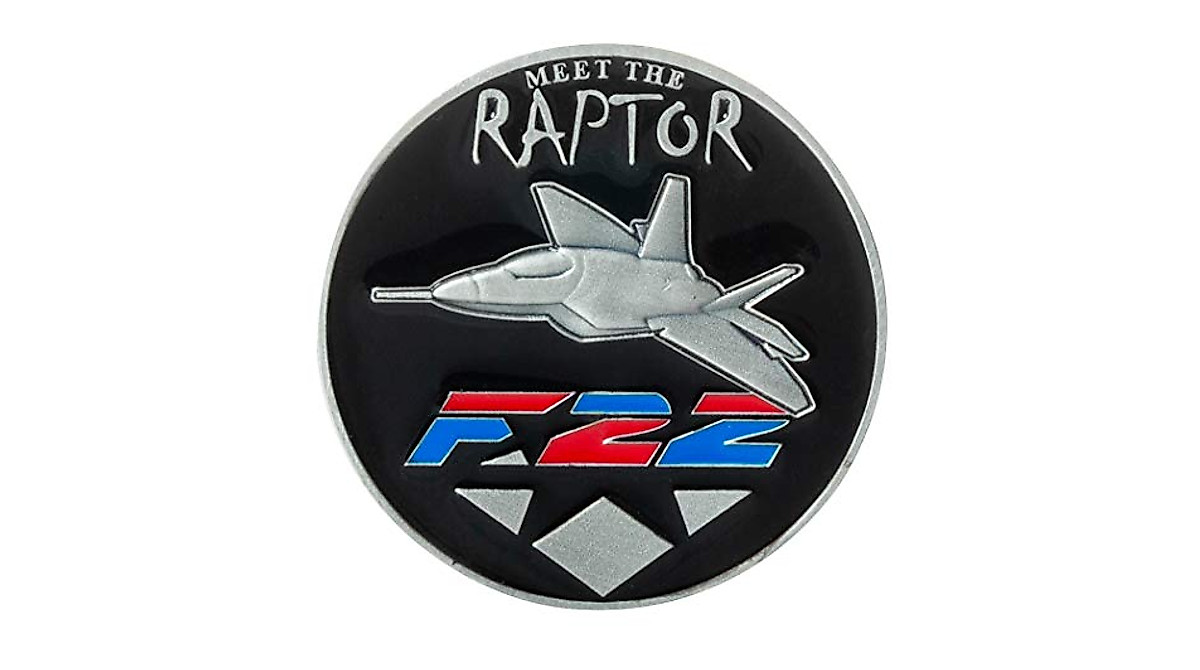 U.S. Air Force F-22 Raptor Challenge Coin - Collectible Military Item