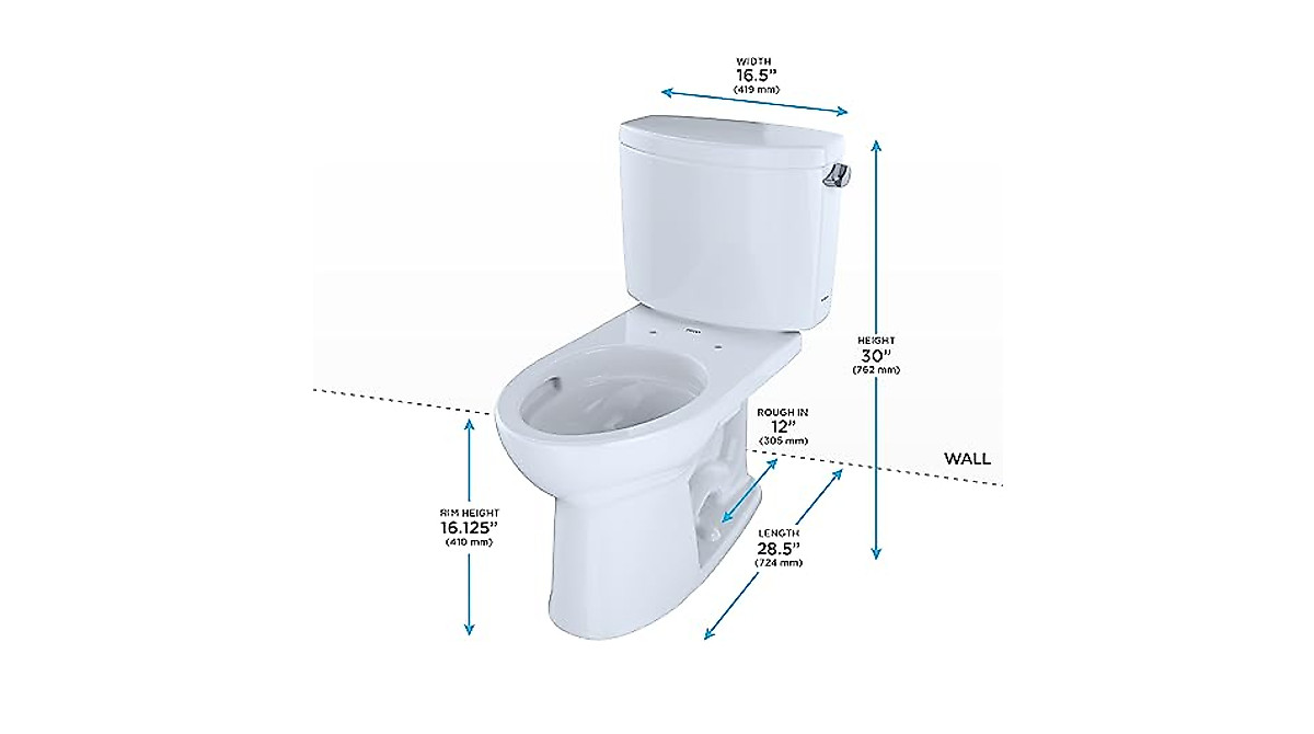 TOTO Drake II Toilet - Eco-Friendly & Comfort Design