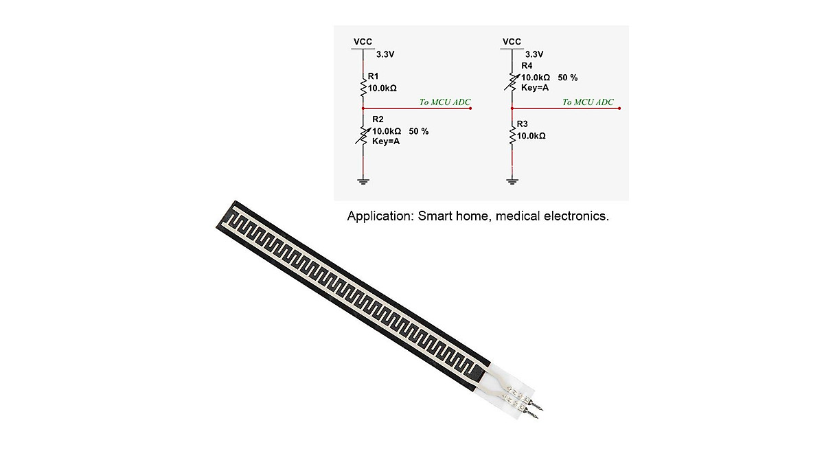 Thin Film Pressure Sensor - Flexible Force Sensing Resistor ZD10-100