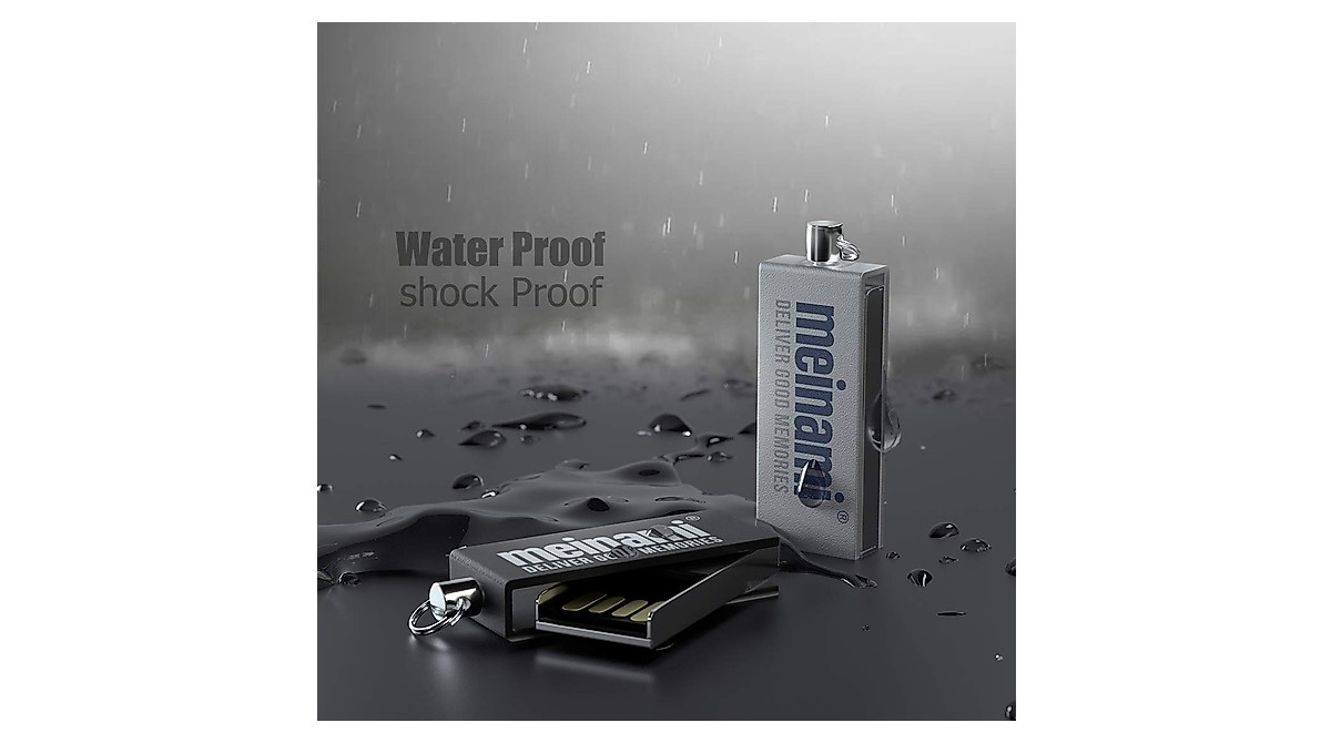 Clé USB Personnalisée MEINAMI - Lot De 25 Avec Votre Logo, 8 Go, Boîte Cadeau & Adaptateur Type C Inclus