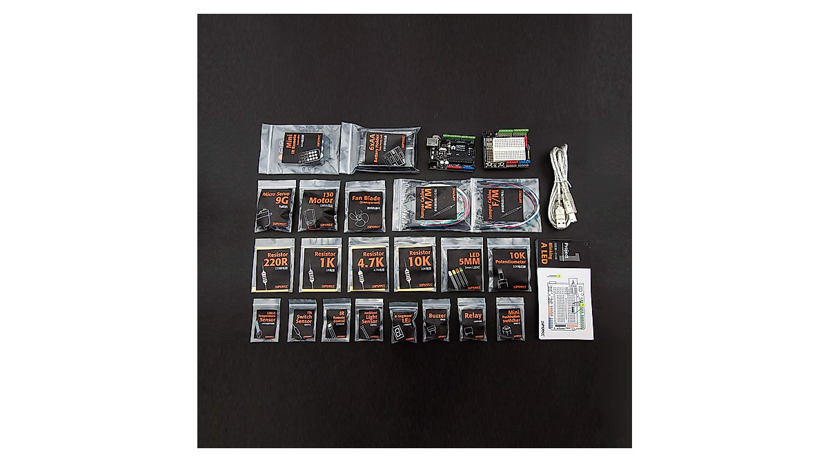 Complete DFROBOT UNO R3 Starter Kit for Arduino
