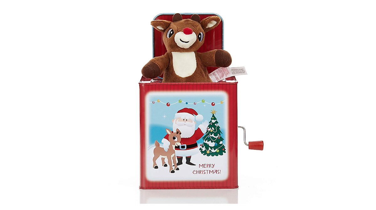 Rudolph the Red-Nosed Reindeer Jack-In-The-Box for Kids | Christmas Toy
