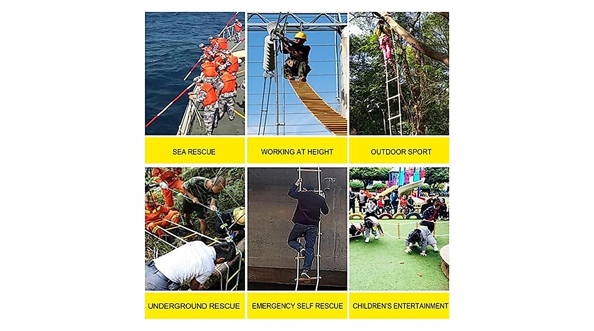 Fire Escape Rope Ladder for Safety & Emergencies