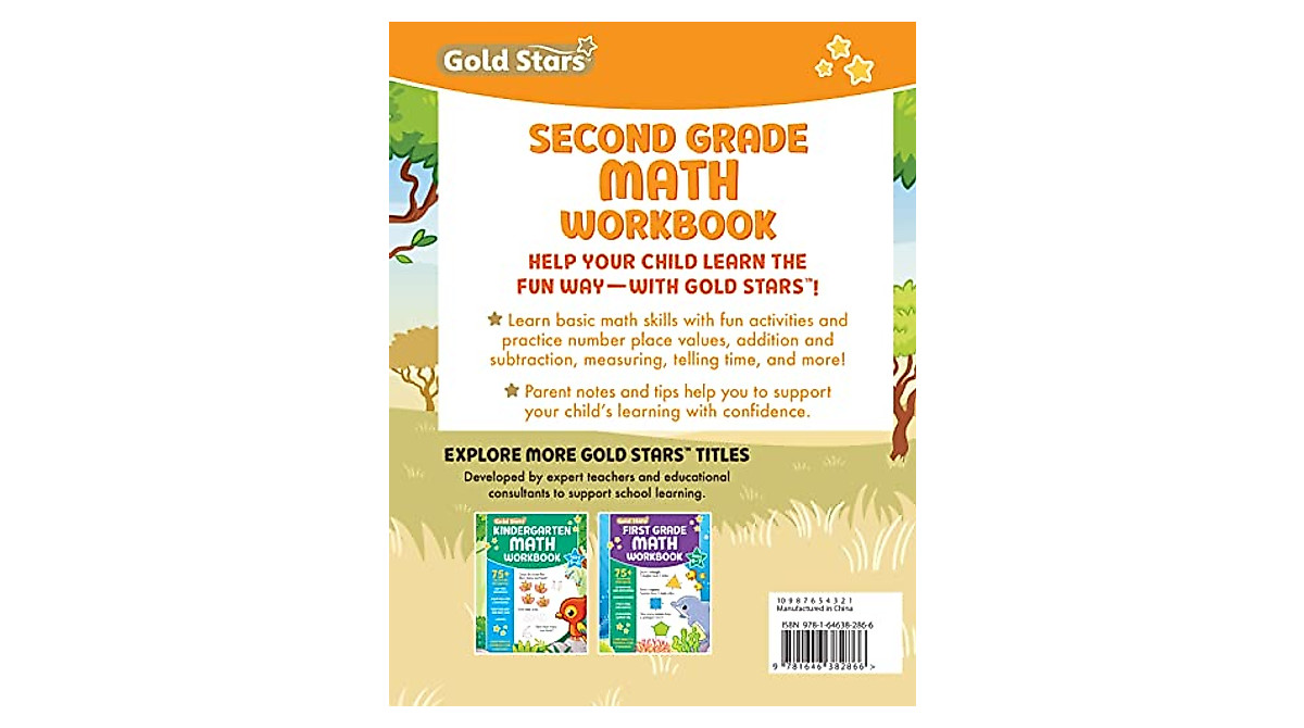 Second Grade Math Workbook: Fun Activities for Kids
