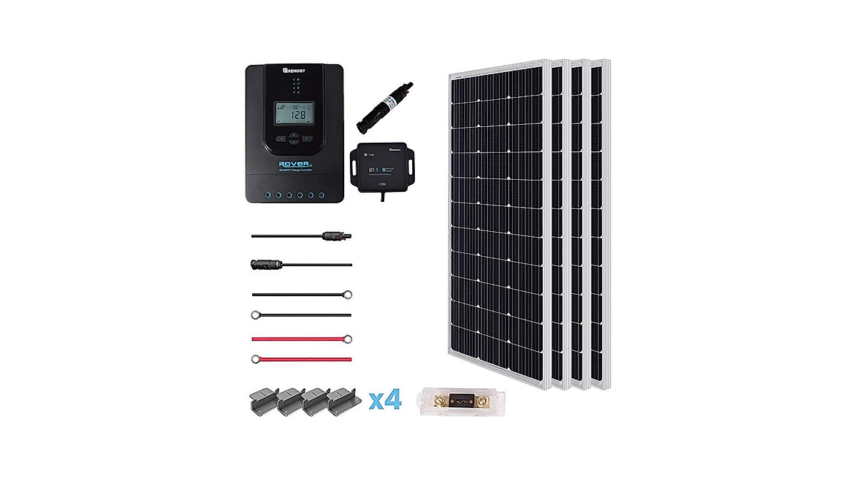 Renogy 400W 12V Off Grid Solar Kit - Efficient Power for RVs & Marine