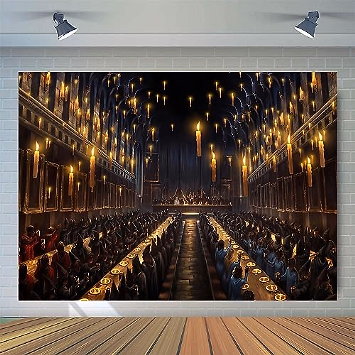 WOLADA 7x5FT Magic Castle Backdrop for Halloween Parties