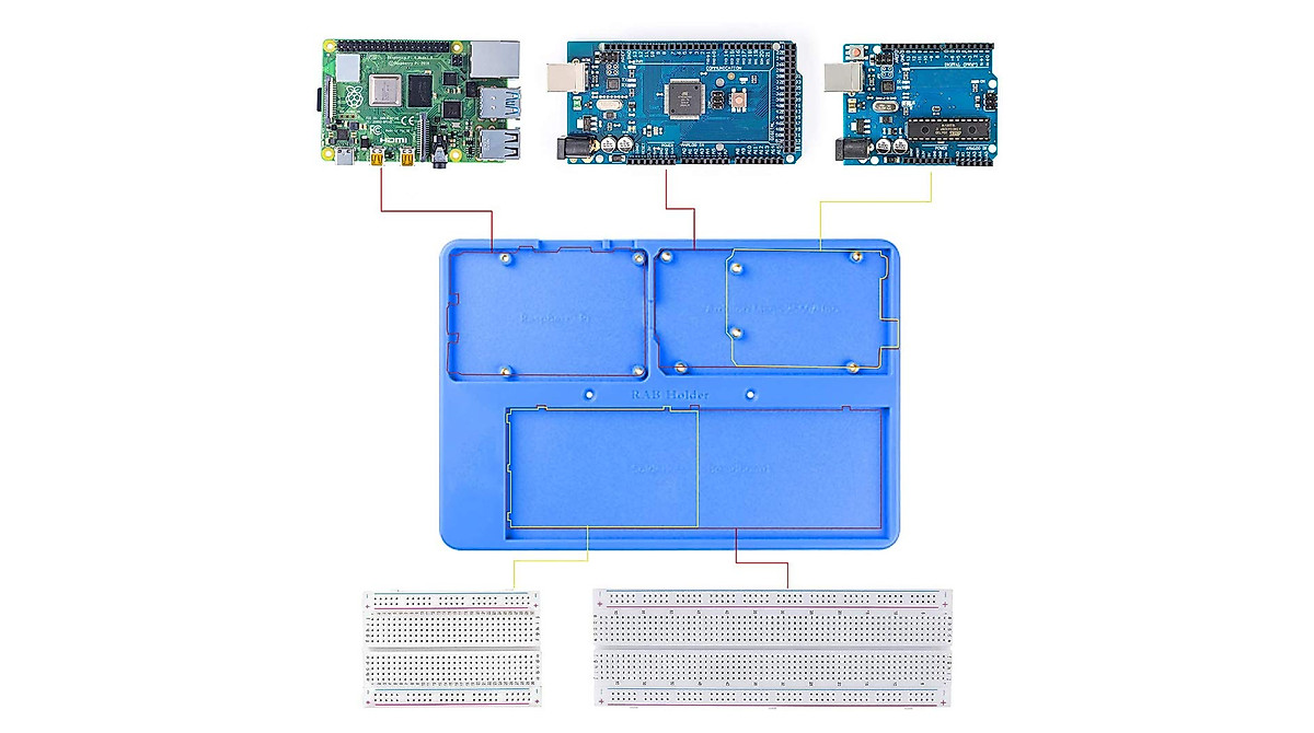 DAOKI RAB Holder DIY Kit 5 in 1 for Arduino & Raspberry Pi