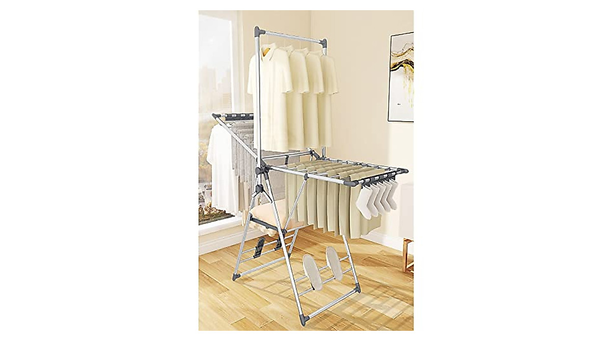 YIFEI2013 Folding Drying Rack - Space-Saving Design