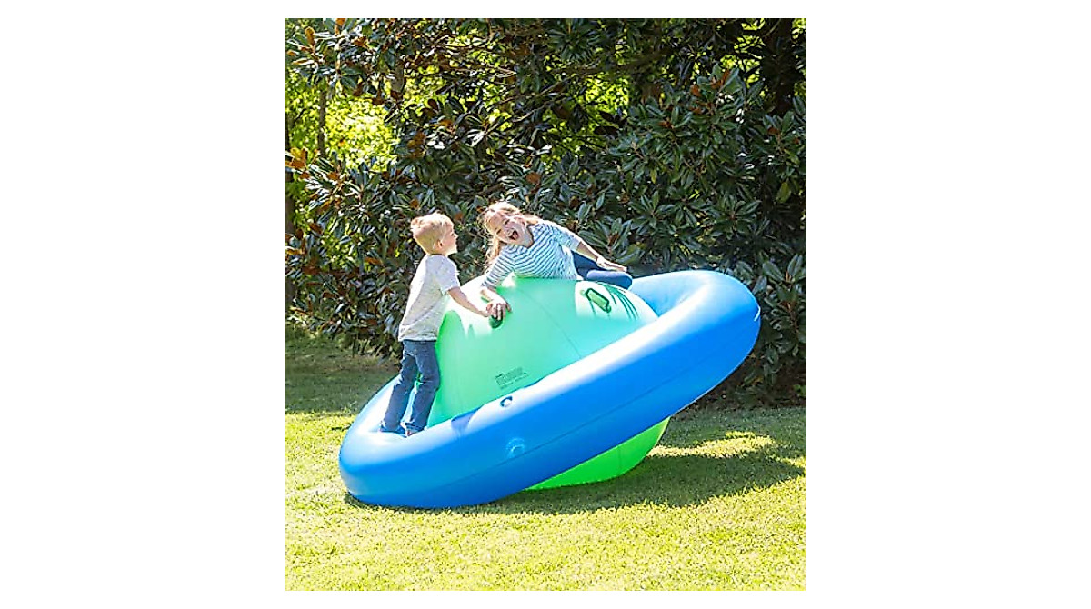 HearthSong Giant Inflatable Dome Rocker – Fun for Kids