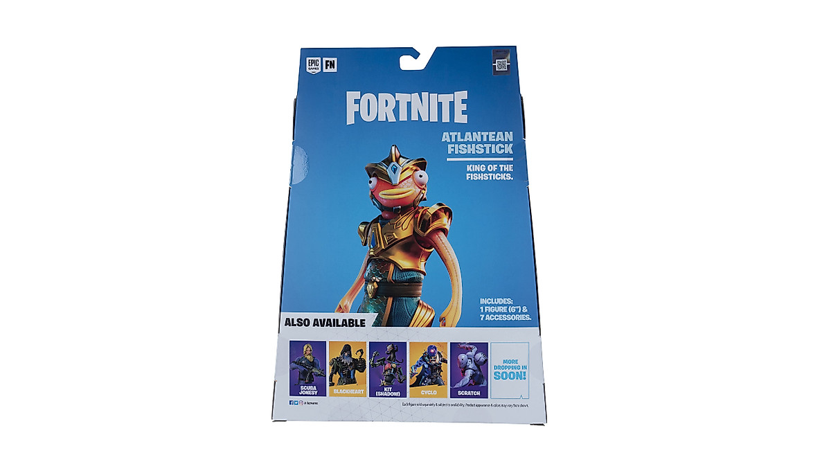 Fortnite Legendary Fishstick Action Figure - 6-Inch With Accessories