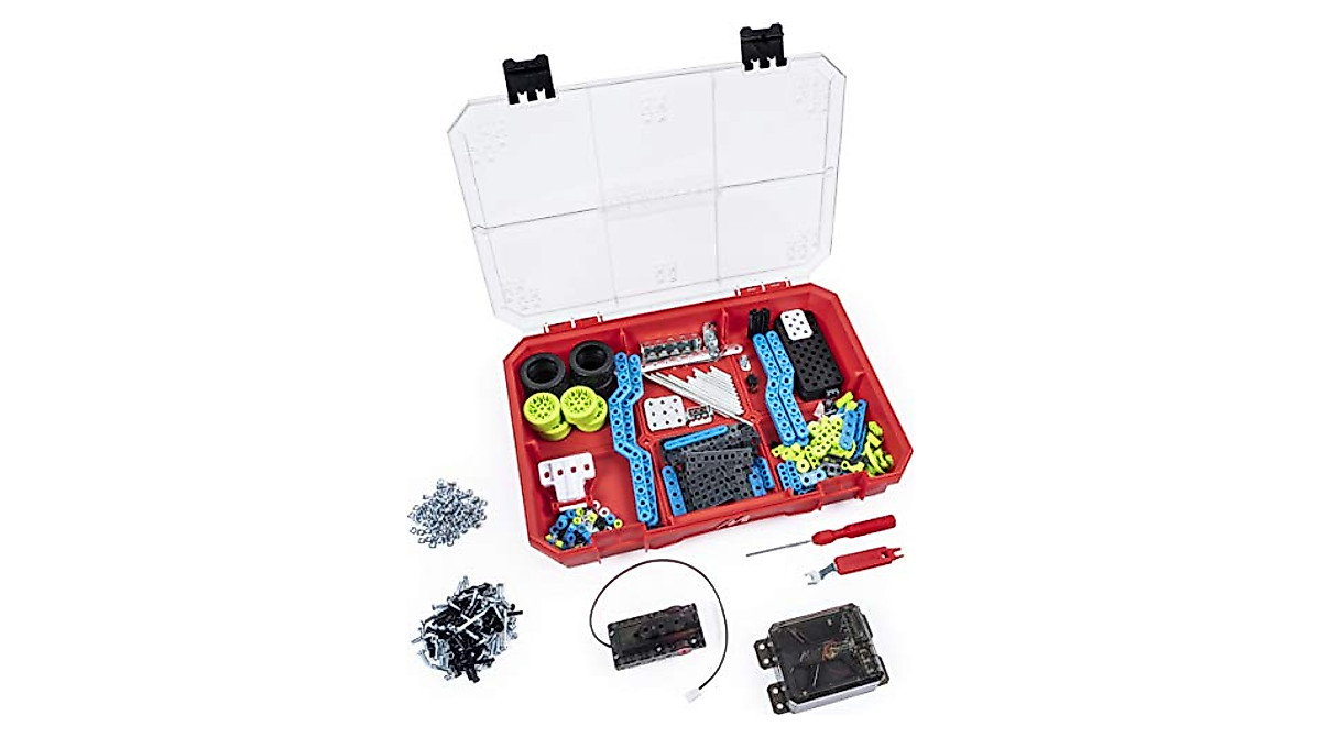 Meccano Advanced Machines STEM Building Set with Motor & Tools